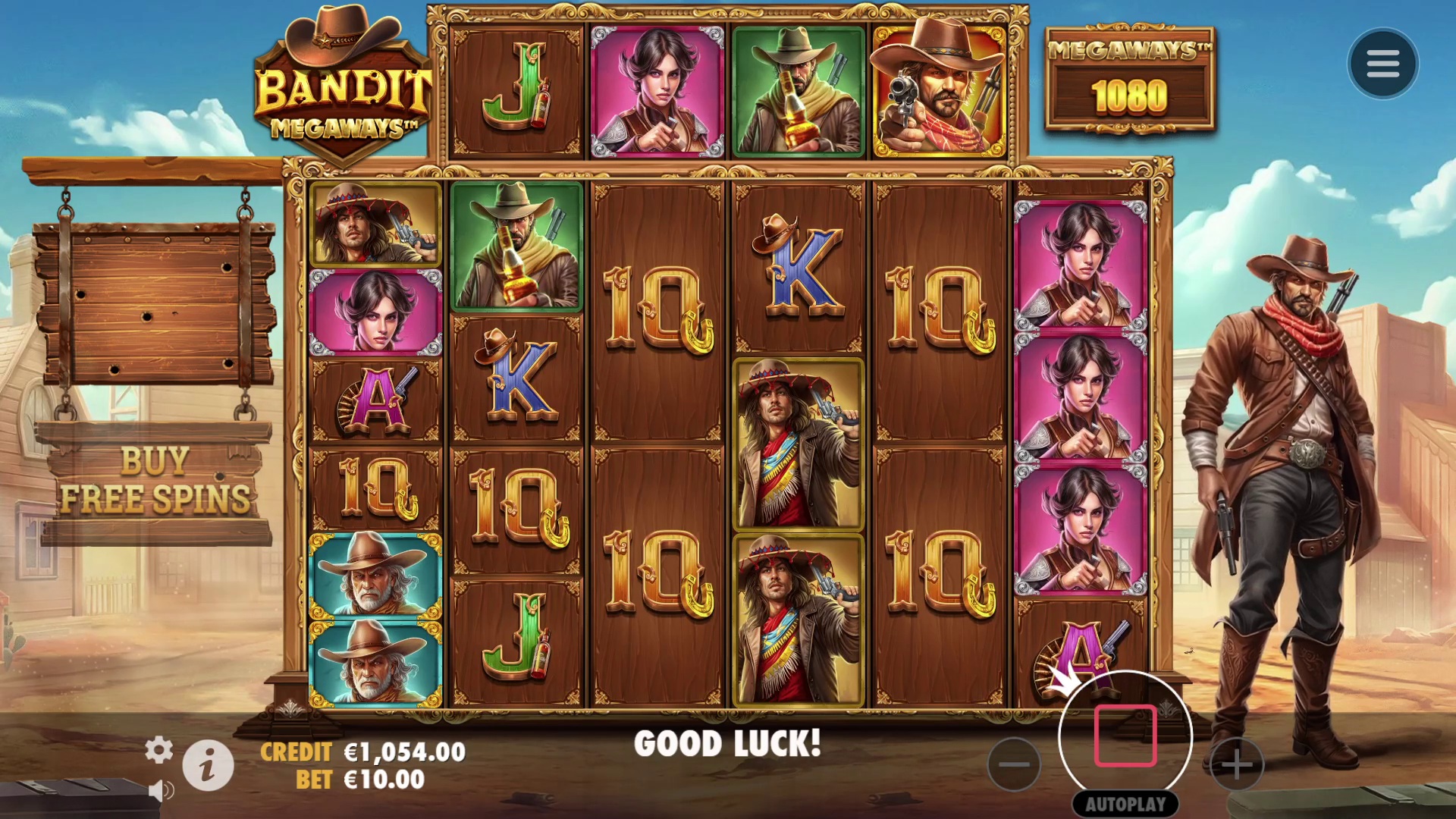 Bandit Megaways™ - screenshot with slot description 3